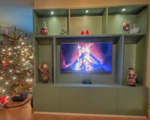 TV meubel, bewerkte foto